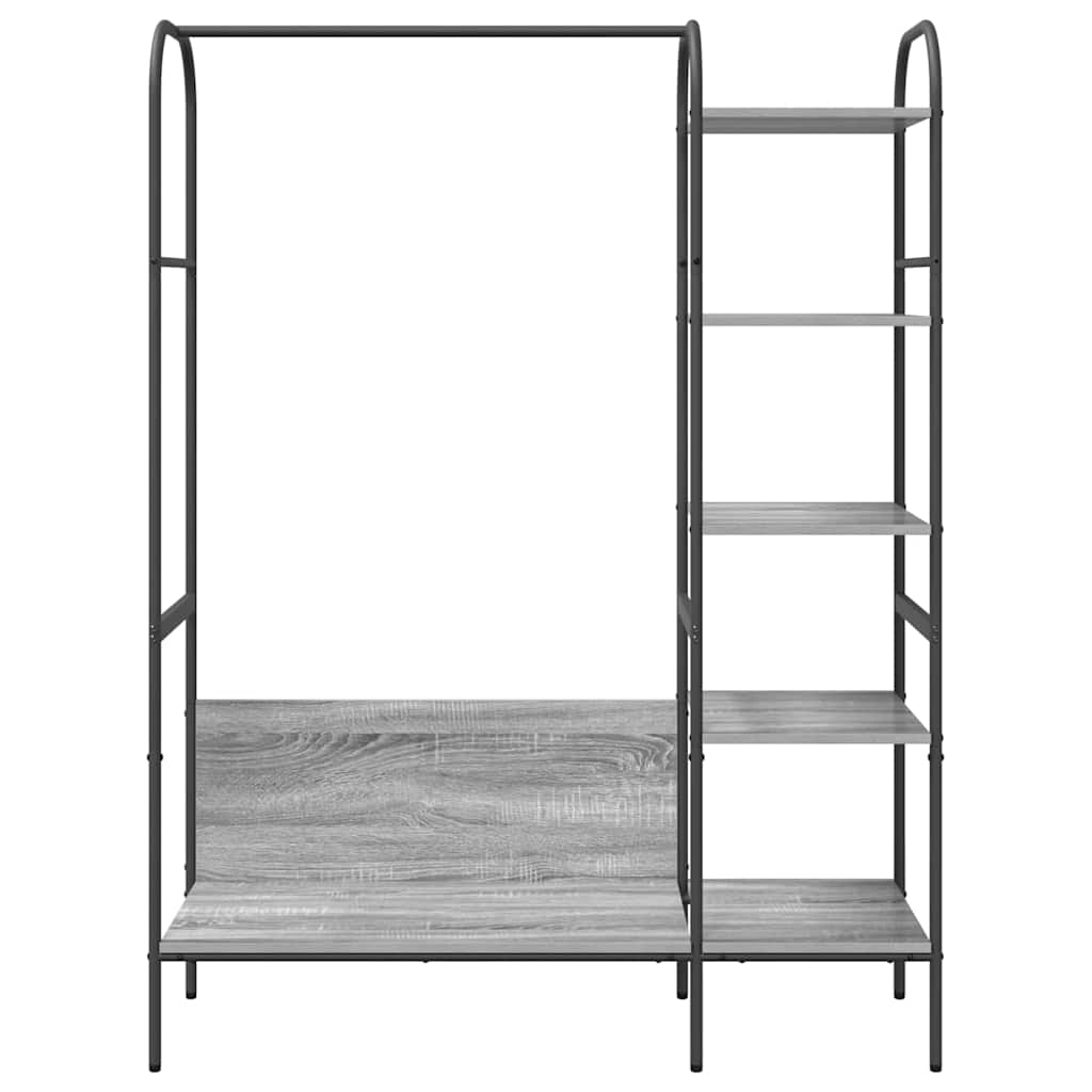 Stendibiancheria Grigio 120 x 44 x 160 cm Legno ingegnerizzato