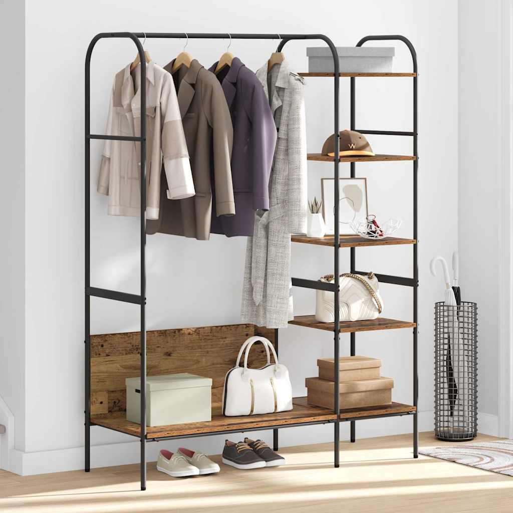 Stendibiancheria Rovere Marrone 120 x 44 x 160 cm