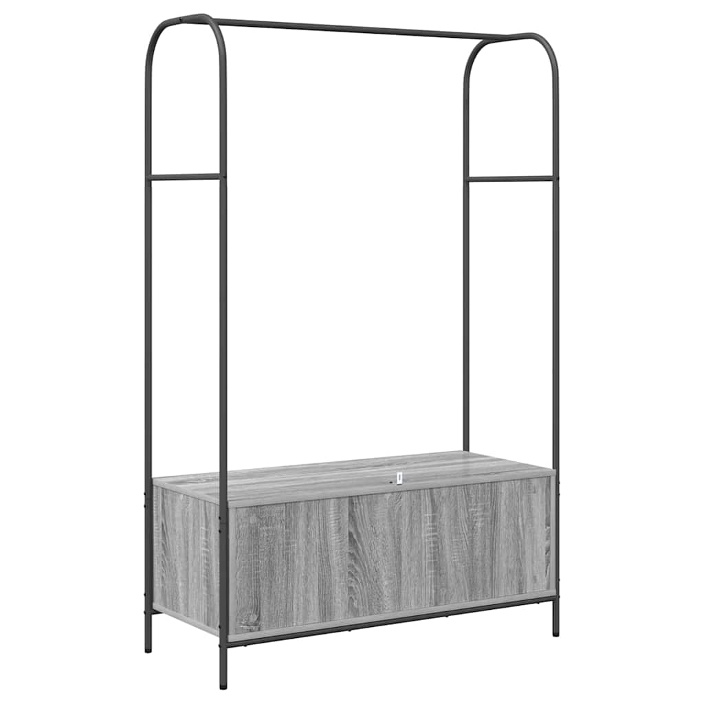 Stendibiancheria Grigio 100 x 44 x 160 cm Legno ingegnerizzato