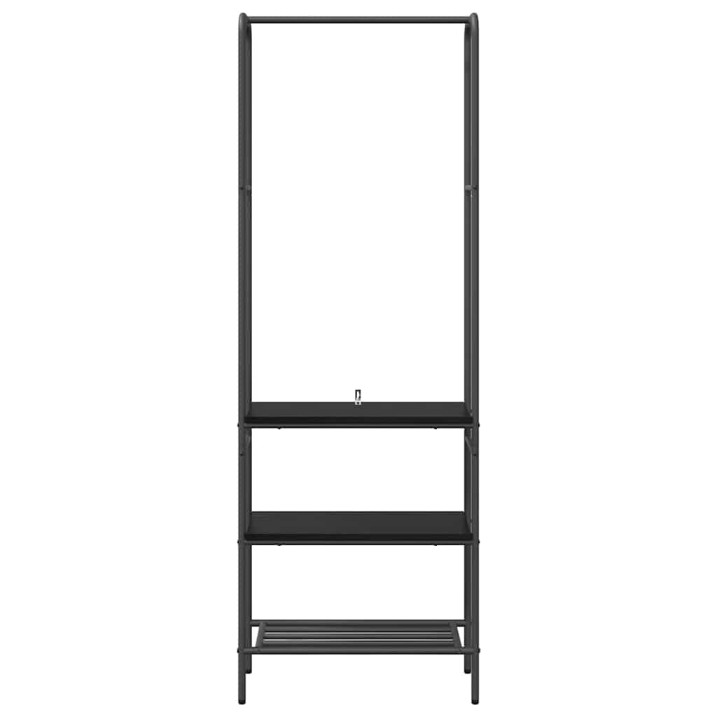 Stendibiancheria Rovere Nero 60 x 30 x 171 cm