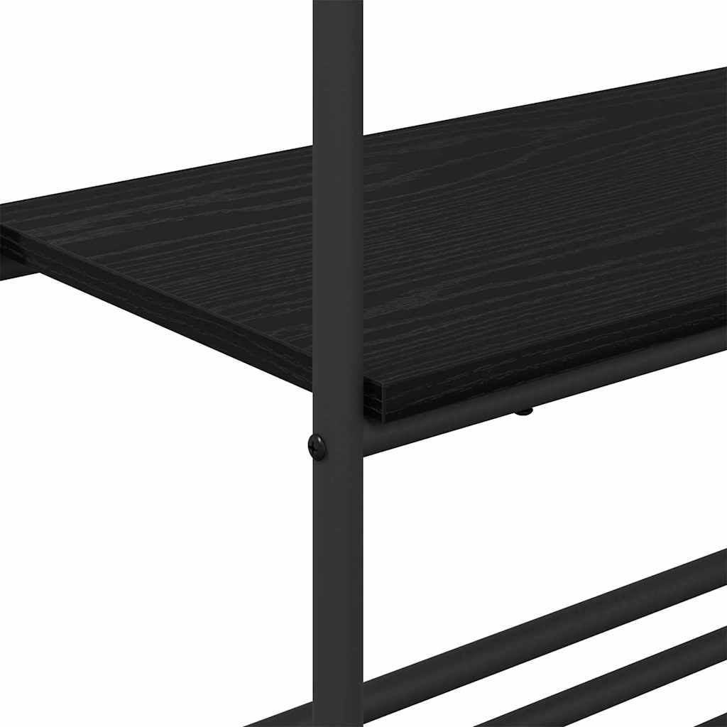 Stendibiancheria Rovere Nero 60 x 30 x 171 cm