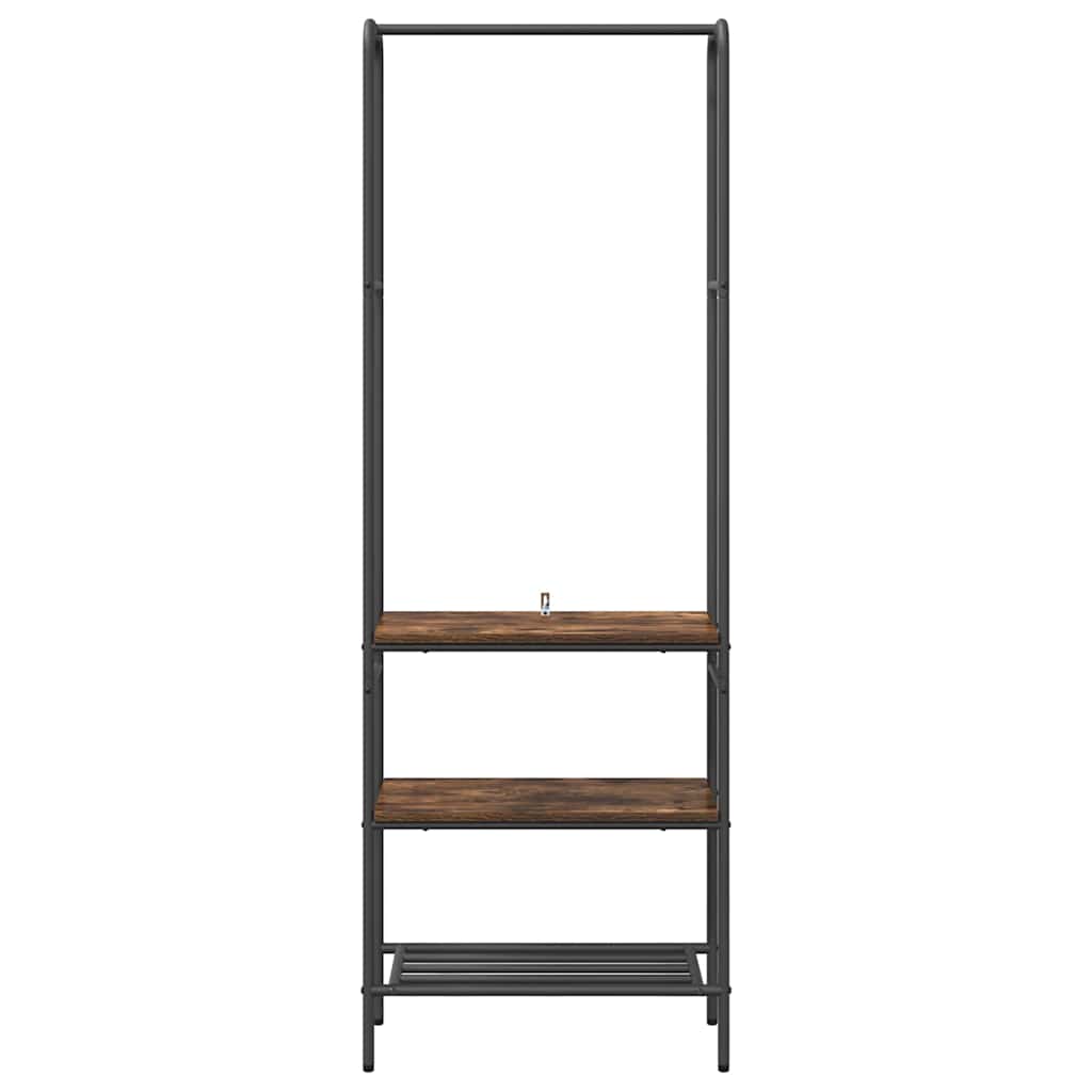 Stendibiancheria Rovere fumé 60 x 30 x 171 cm