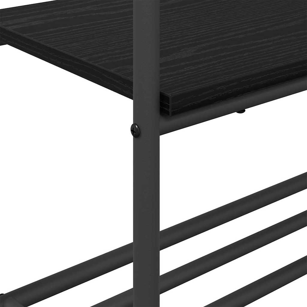 Stendibiancheria Rovere Nero 77 x 30 x 171 cm