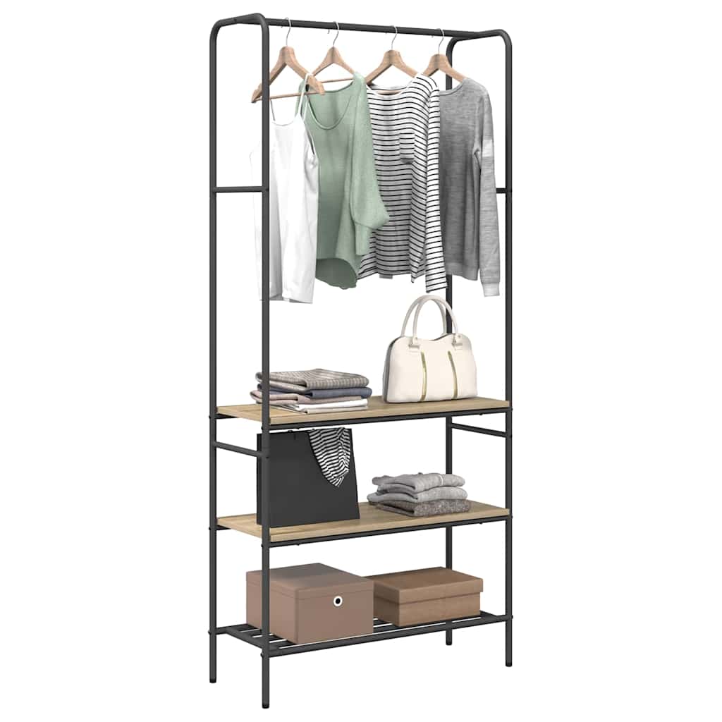 Stendibiancheria Rovere Sonoma 77 x 30 x 171 cm