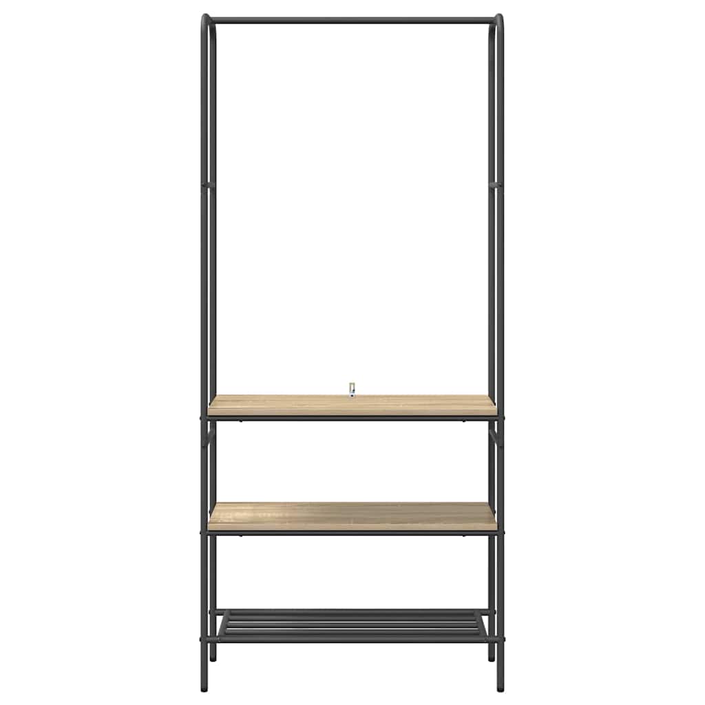 Stendibiancheria Rovere Sonoma 77 x 30 x 171 cm