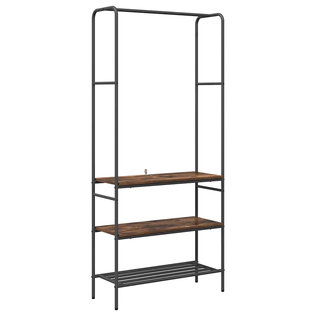 Stendibiancheria Rovere Fumo 77 x 30 x 171 cm
