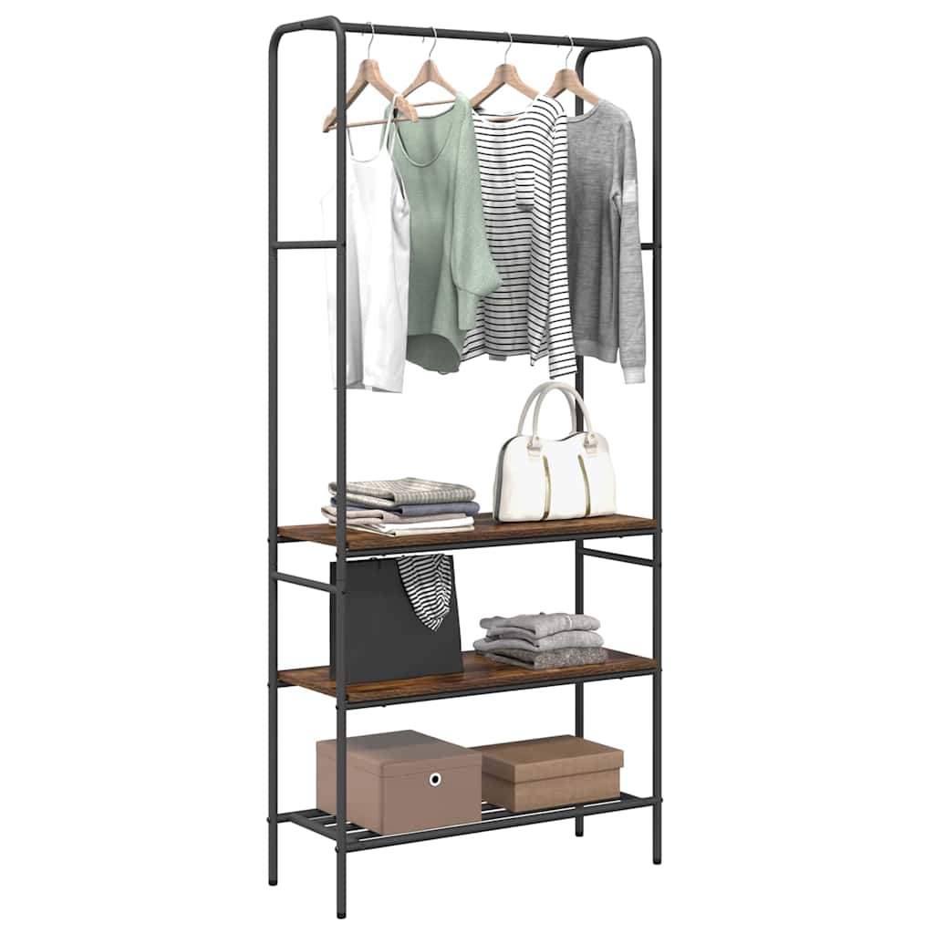 Stendibiancheria Rovere Fumo 77 x 30 x 171 cm