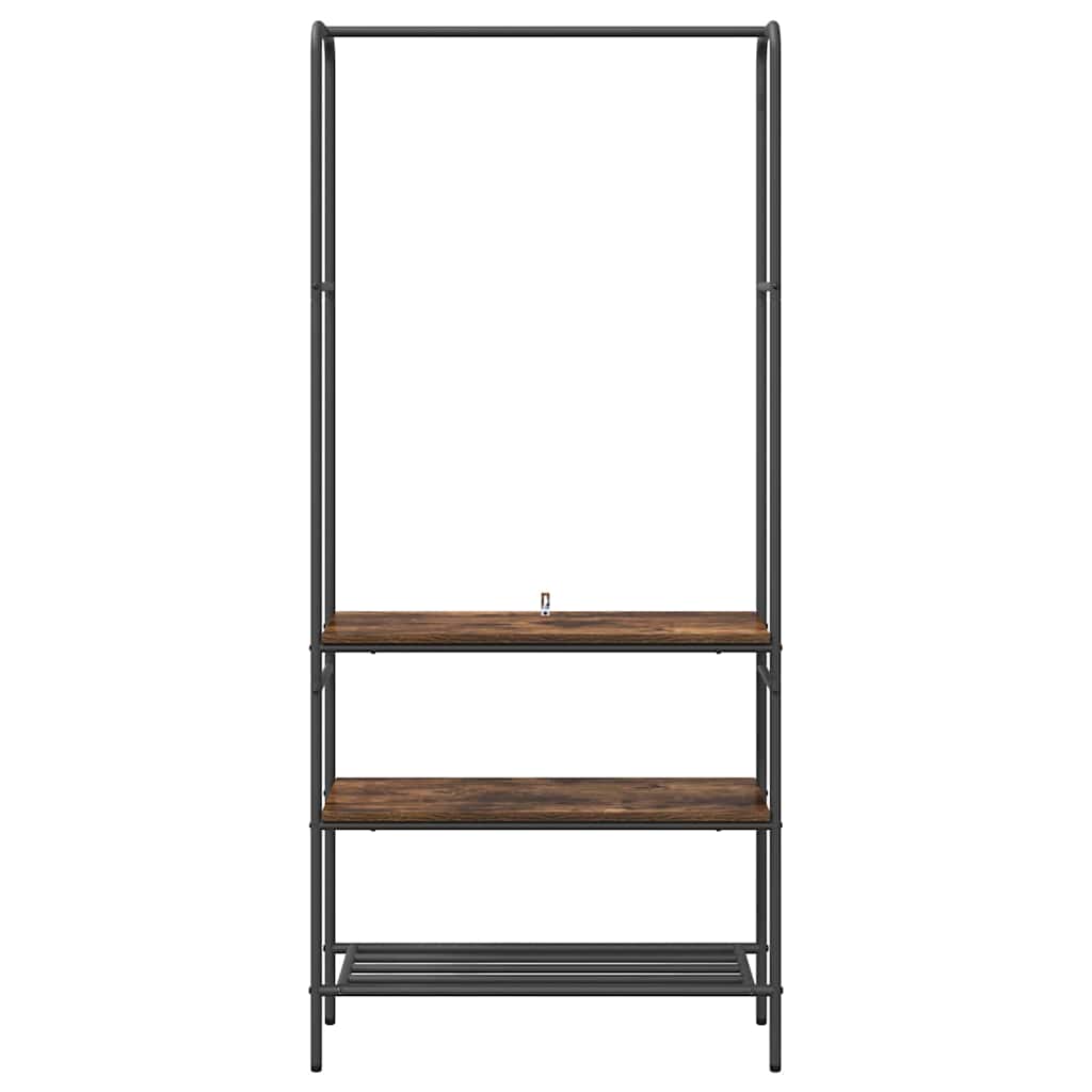 Stendibiancheria Rovere Fumo 77 x 30 x 171 cm