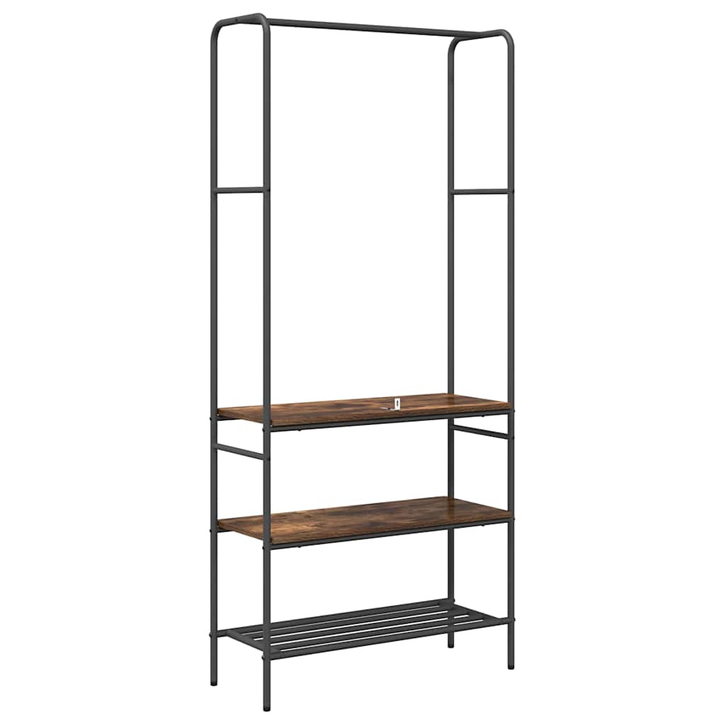 Stendibiancheria Rovere Fumo 77 x 30 x 171 cm