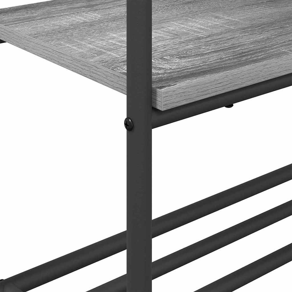 Stendibiancheria Sonoma grigio 77 x 30 x 171 cm