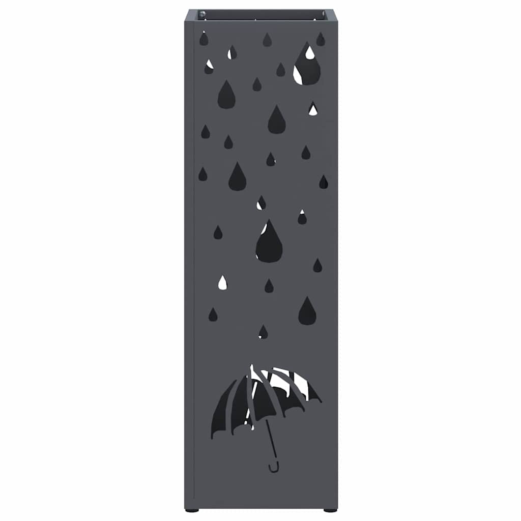 Stand per Ombrelli da Pioggia Antracite 15,5 x 15,5 x 49 cm