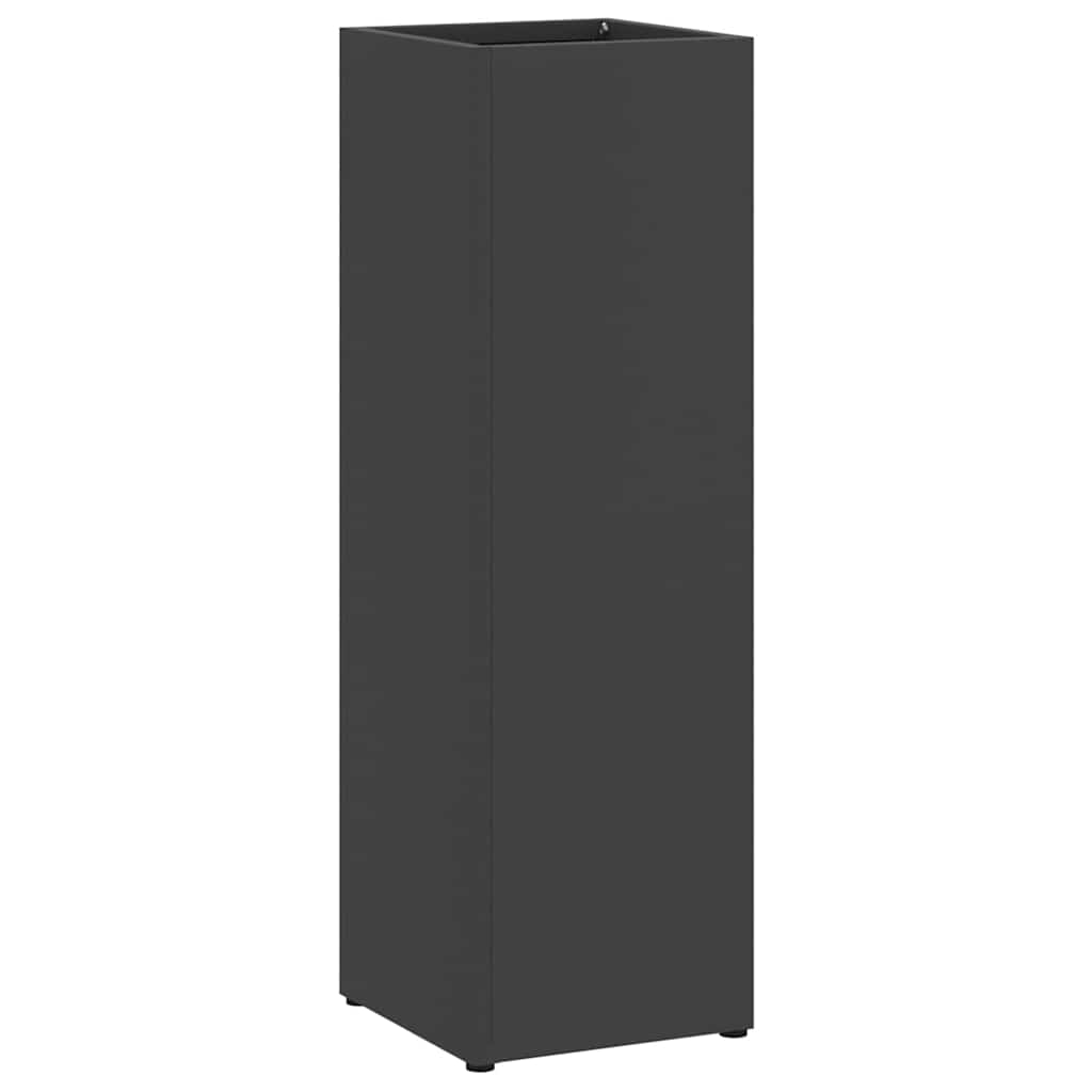 Stand per Ombrelli da Pioggia Nero 15,5 x 15,5 x 49 cm Acciaio