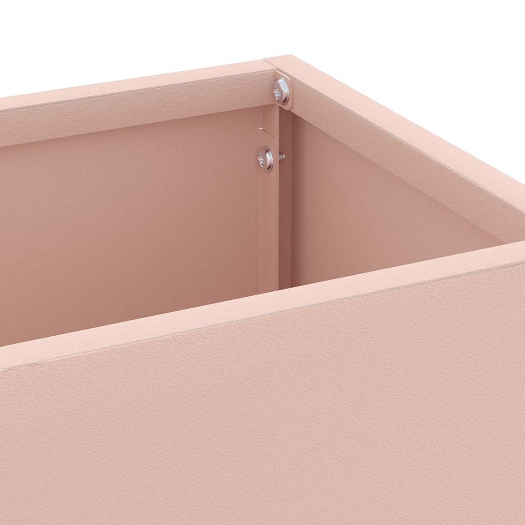 Stand per Ombrelli da Pioggia Rosa 15,5 x 15,5 x 49 cm Acciaio