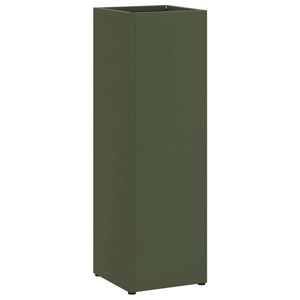 Stand per Ombrelli da Pioggia Oliva 15,5 x 15,5 x 49 cm Acciaio