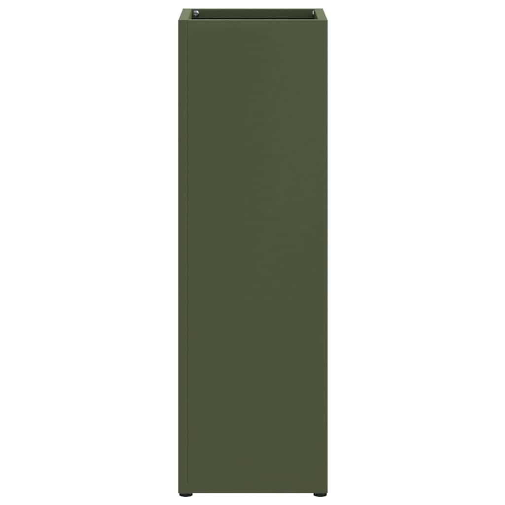 Stand per Ombrelli da Pioggia Oliva 15,5 x 15,5 x 49 cm Acciaio
