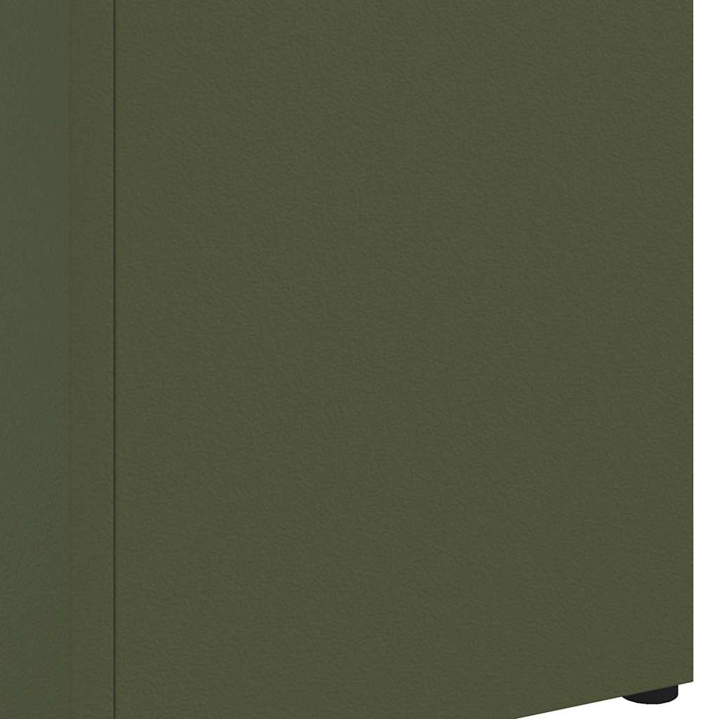 Stand per Ombrelli da Pioggia Oliva 15,5 x 15,5 x 49 cm Acciaio