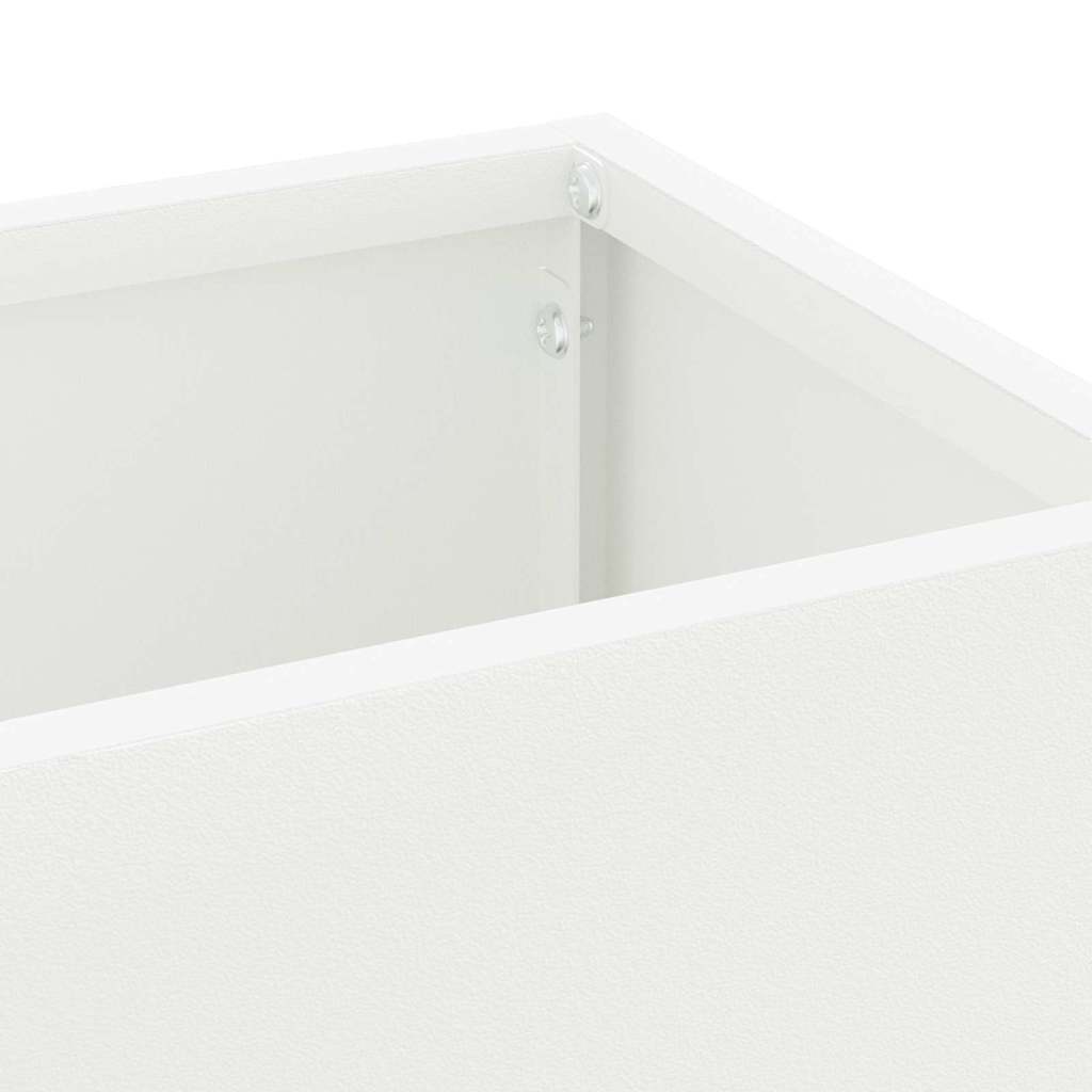 Stand per Ombrelli da Pioggia Bianco 15,5 x 15,5 x 49 cm