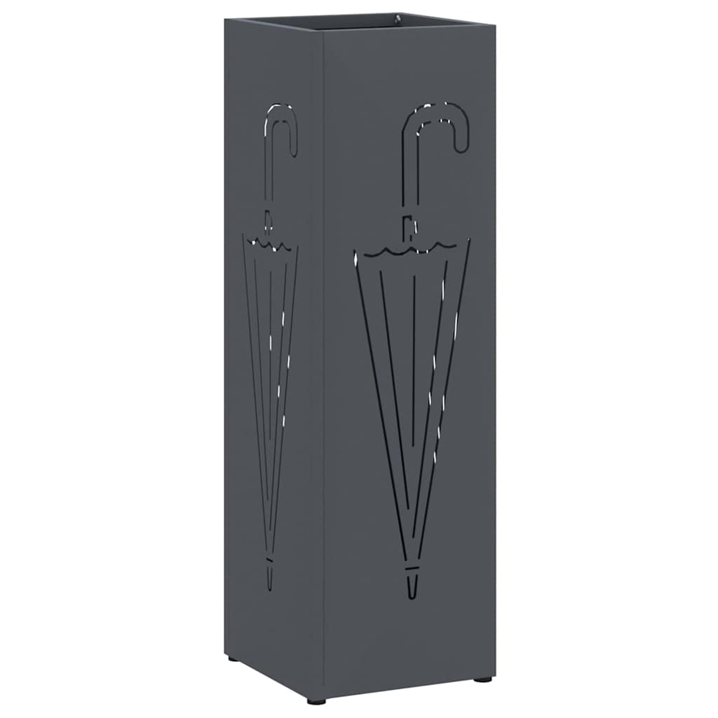 Stand per Ombrelli da Pioggia Antracite 15,5 x 15,5 x 49 cm