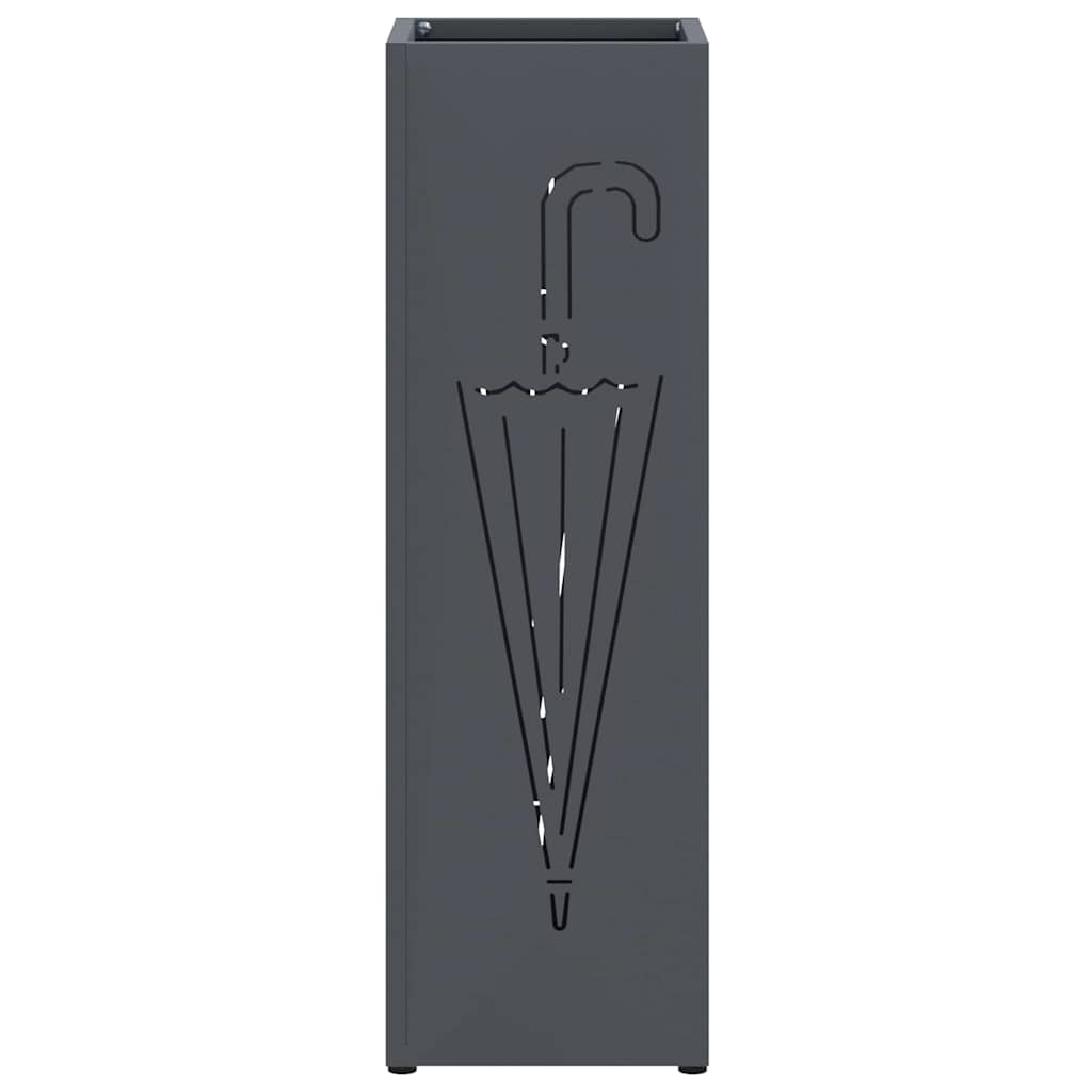 Stand per Ombrelli da Pioggia Antracite 15,5 x 15,5 x 49 cm