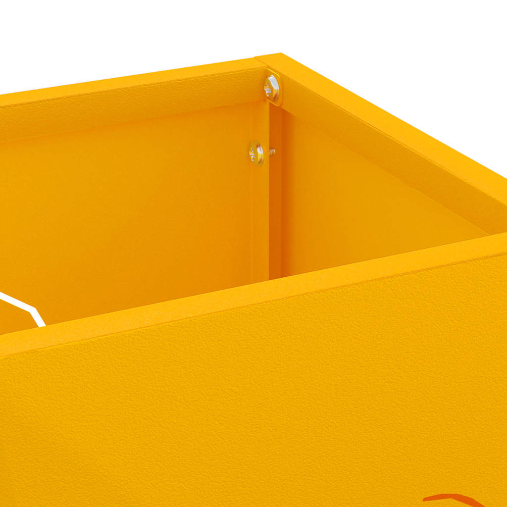 Stand per Ombrelli da Pioggia Senape 15,5 x 15,5 x 49 cm