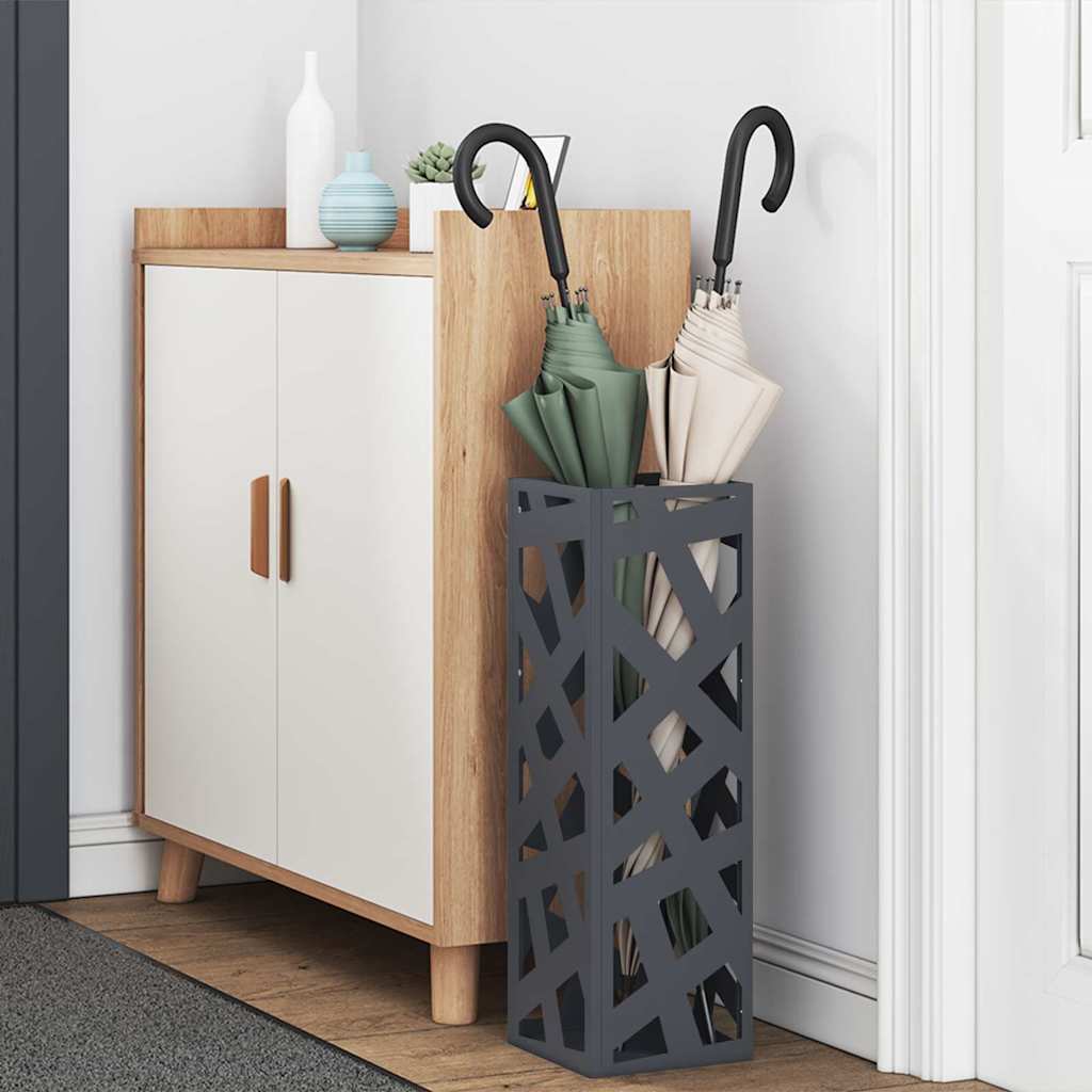 Stand per Ombrelli da Pioggia Antracite 15,5 x 15,5 x 49 cm