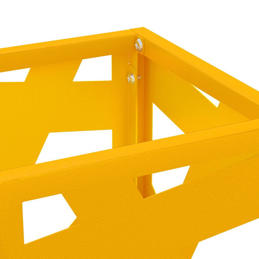 Stand per Ombrelli da Pioggia Senape 15,5 x 15,5 x 49 cm
