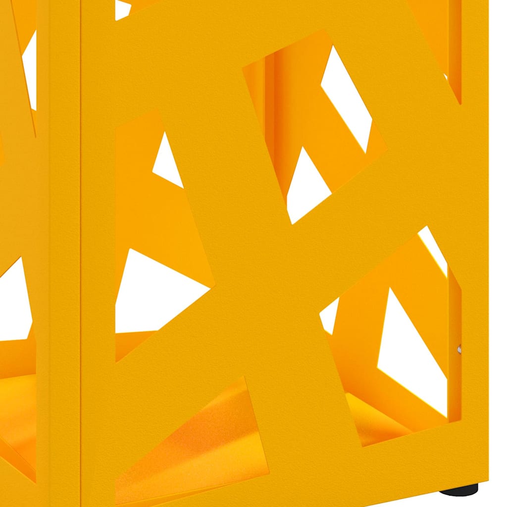 Stand per Ombrelli da Pioggia Senape 15,5 x 15,5 x 49 cm