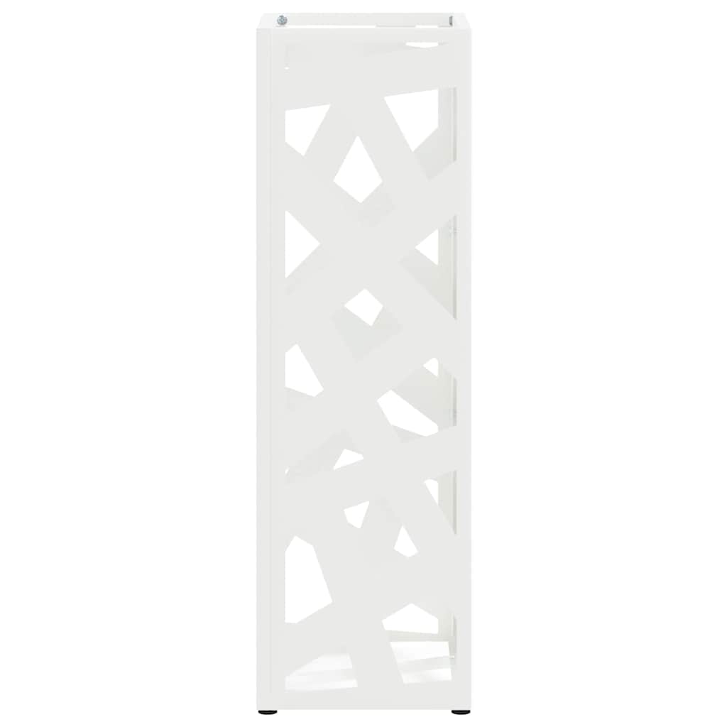 Stand per Ombrelli da Pioggia Bianco 15,5 x 15,5 x 49 cm