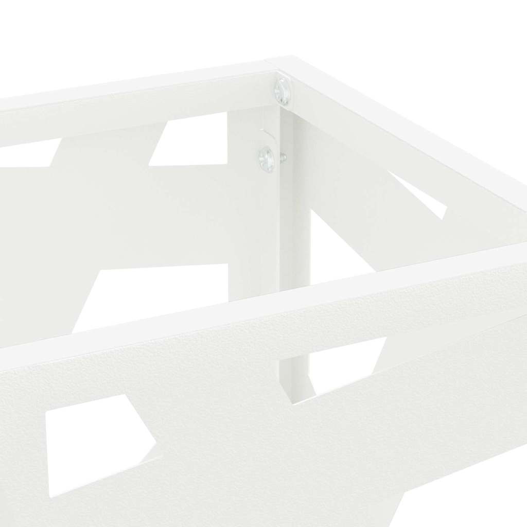 Stand per Ombrelli da Pioggia Bianco 15,5 x 15,5 x 49 cm