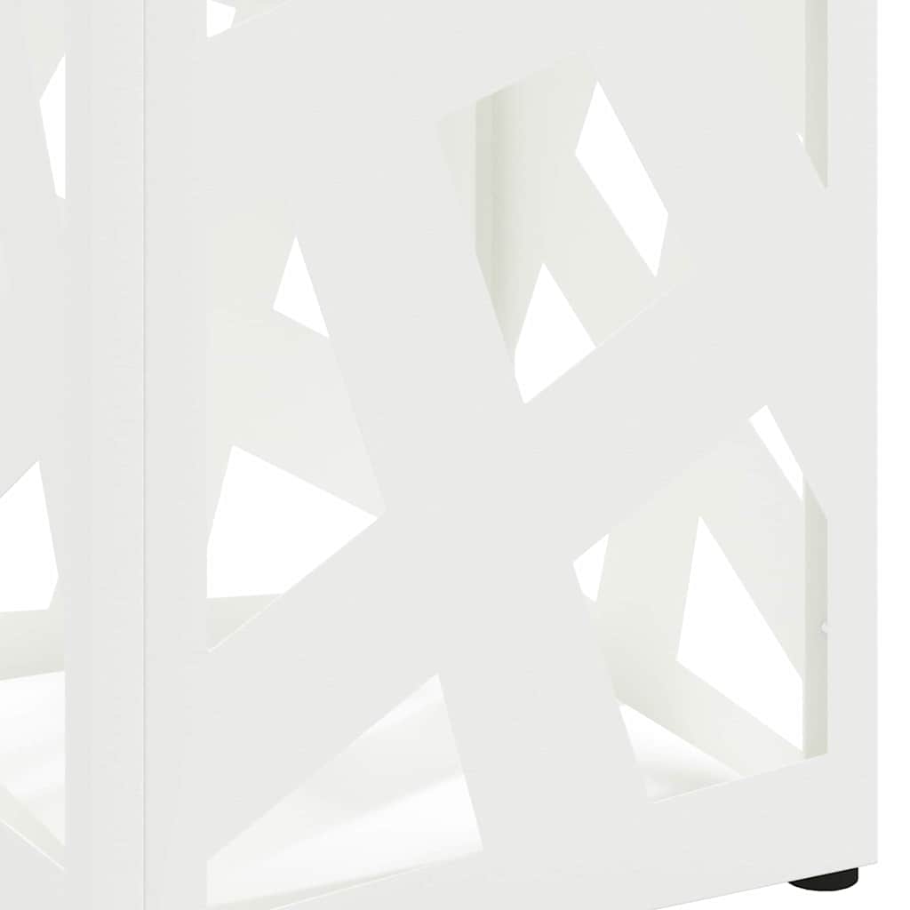 Stand per Ombrelli da Pioggia Bianco 15,5 x 15,5 x 49 cm