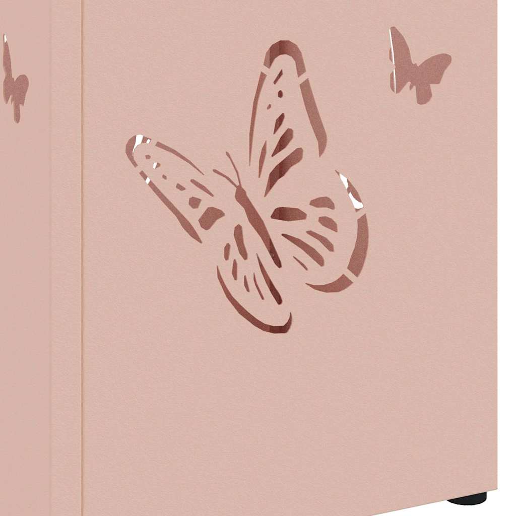 Stand per Ombrelli da Pioggia Rosa 15,5 x 15,5 x 49 cm Acciaio