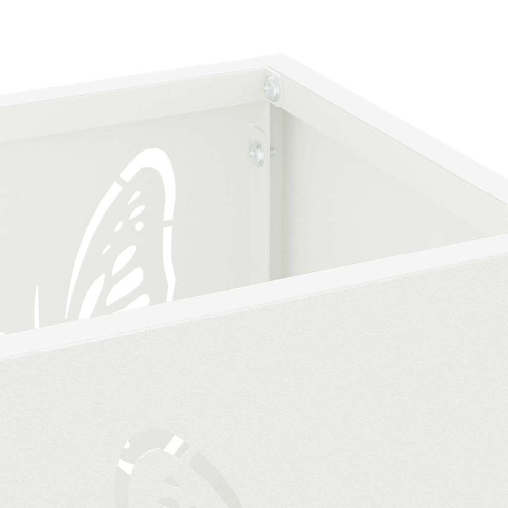 Stand per Ombrelli da Pioggia Bianco 15,5 x 15,5 x 49 cm