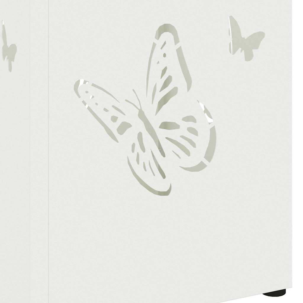 Stand per Ombrelli da Pioggia Bianco 15,5 x 15,5 x 49 cm