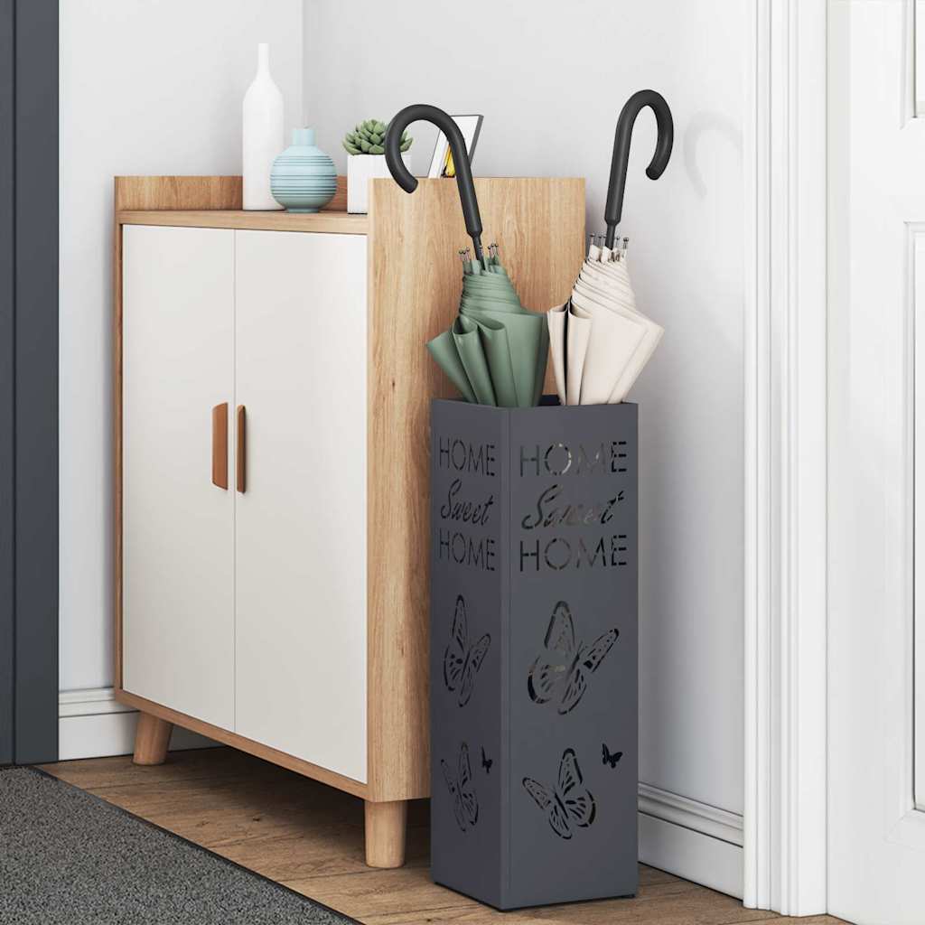 Stand per Ombrelli da Pioggia Antracite 15,5 x 15,5 x 49 cm