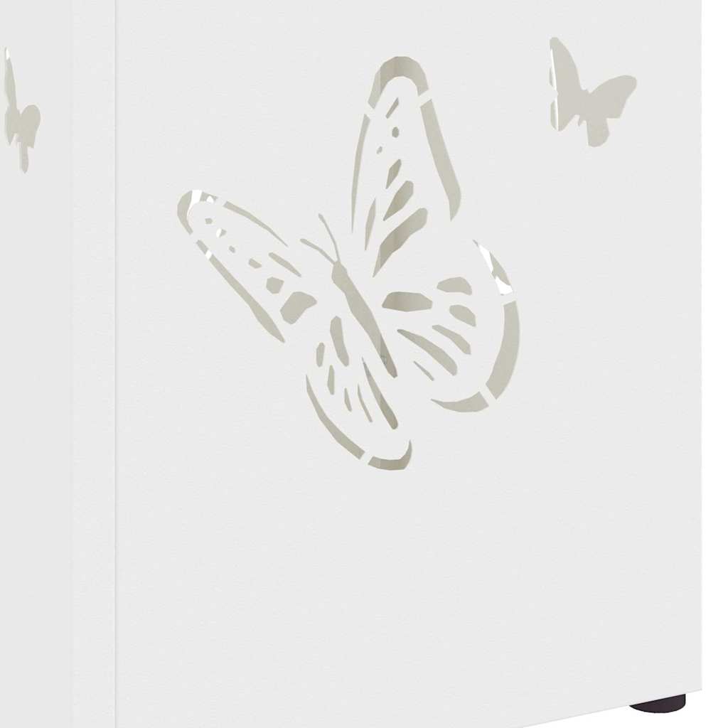 Stand per Ombrelli da Pioggia Bianco 15,5 x 15,5 x 49 cm