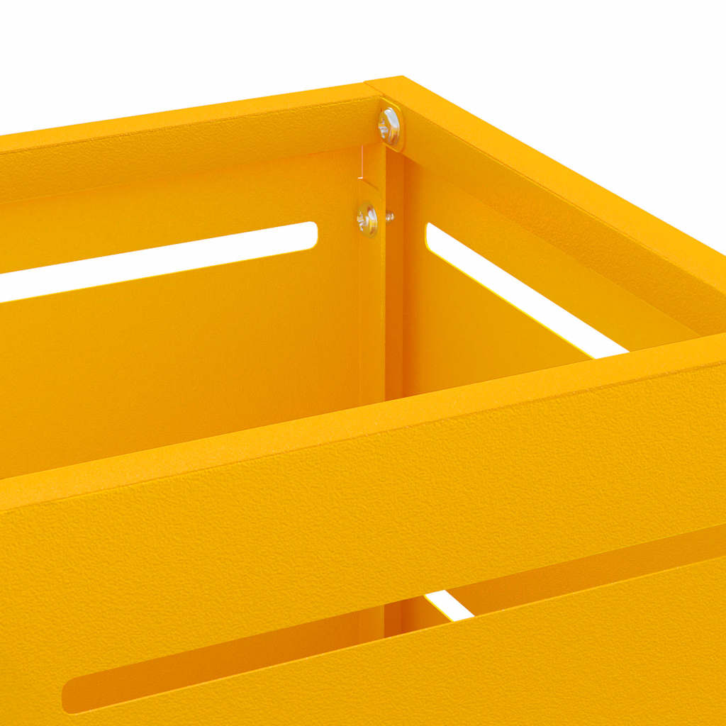 Stand per Ombrelli da Pioggia Senape 15,5 x 15,5 x 49 cm