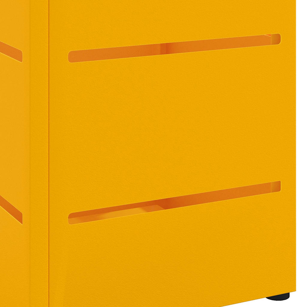 Stand per Ombrelli da Pioggia Senape 15,5 x 15,5 x 49 cm