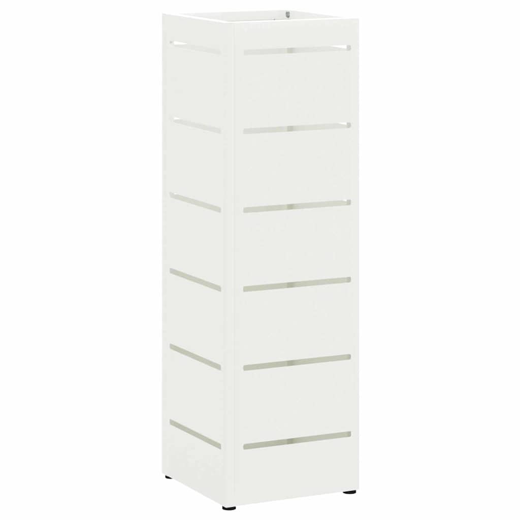 Stand per Ombrelli da Pioggia Bianco 15,5 x 15,5 x 49 cm