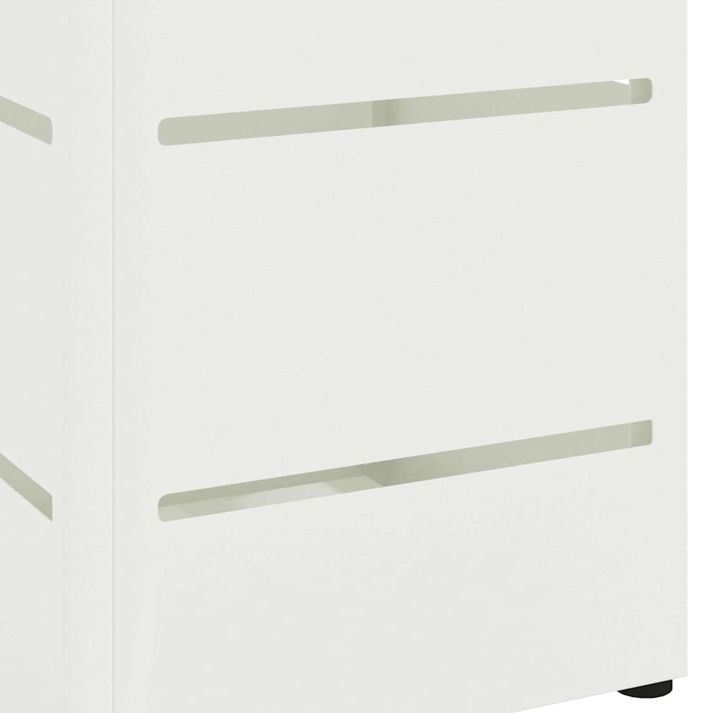 Stand per Ombrelli da Pioggia Bianco 15,5 x 15,5 x 49 cm