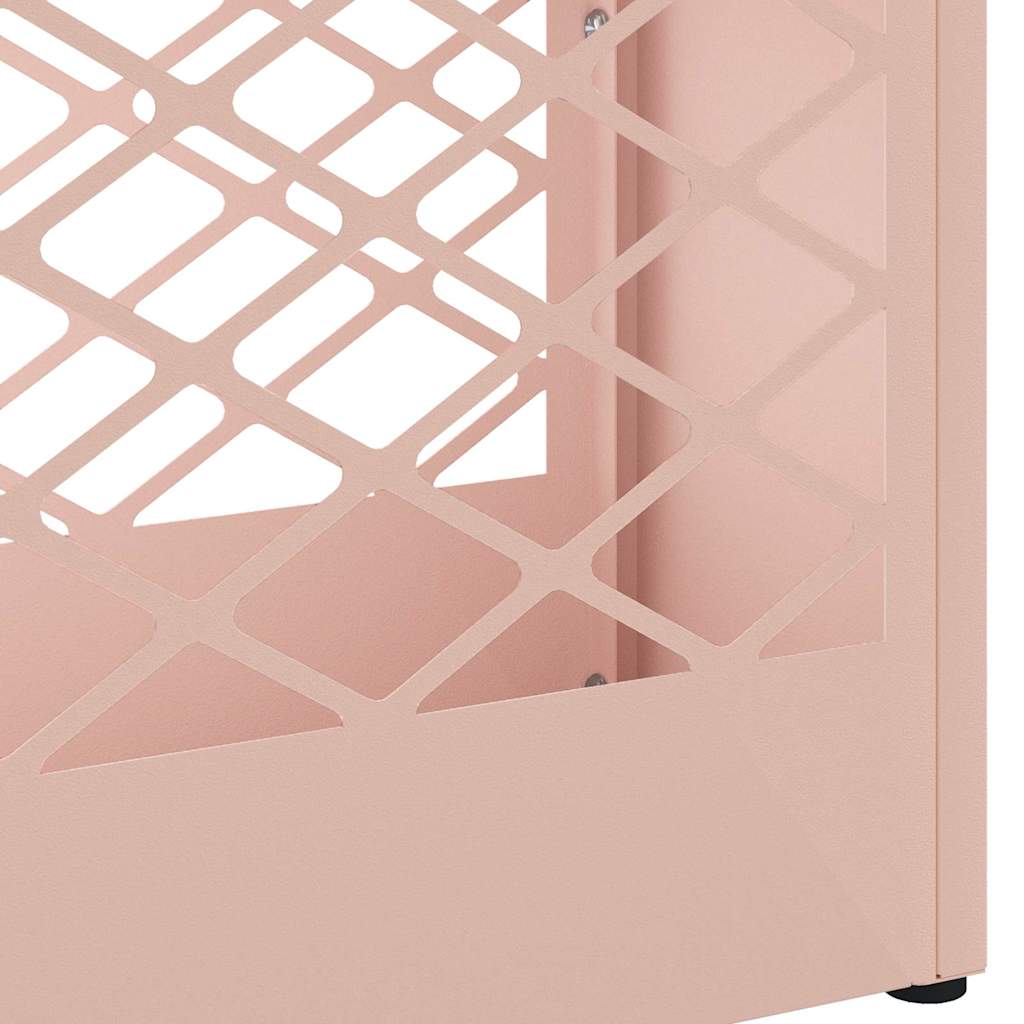 Stand per Ombrelli da Pioggia Rosa 28 x 12 x 41 cm Acciaio