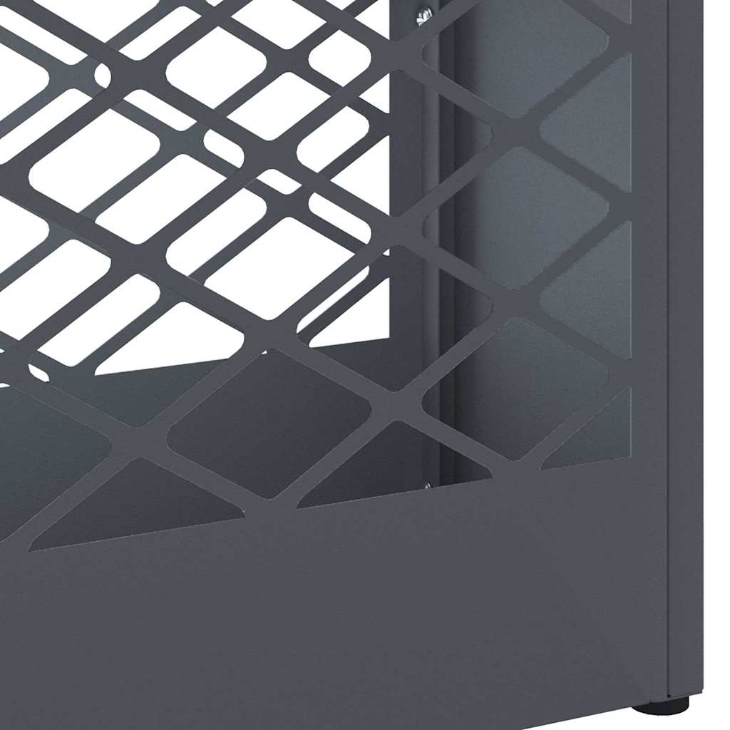 Stand per Ombrelli da Pioggia Antracite 28 x 12 x 41 cm Acciaio