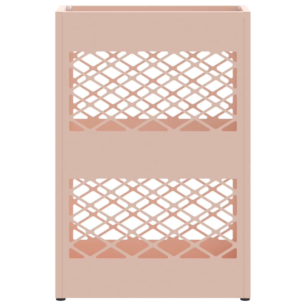 Stand per Ombrelli da Pioggia Rosa 28 x 12 x 41 cm Acciaio