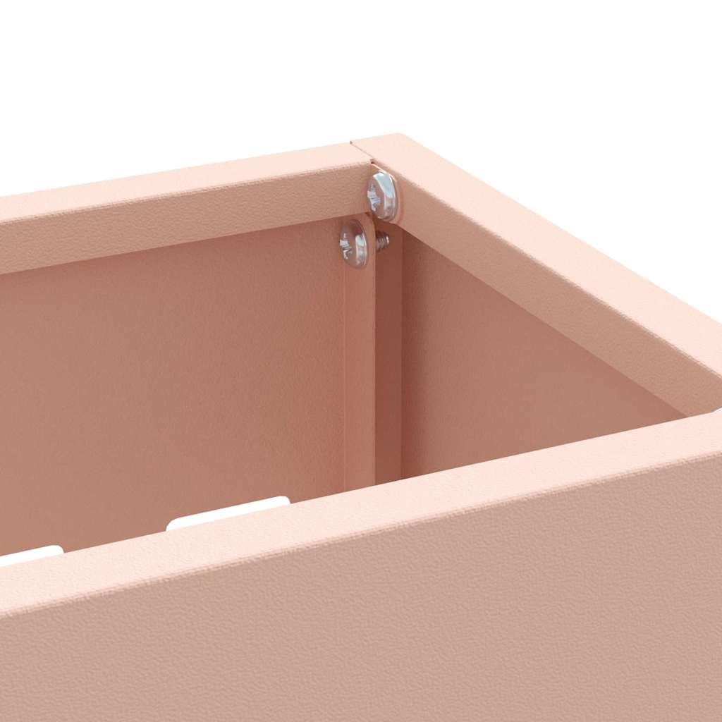 Stand per Ombrelli da Pioggia Rosa 28 x 12 x 41 cm Acciaio