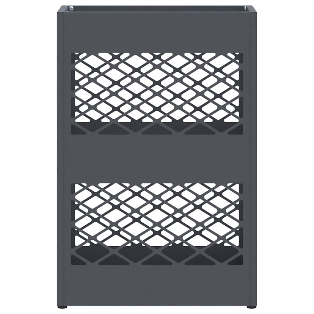Stand per Ombrelli da Pioggia Antracite 28 x 12 x 41 cm Acciaio