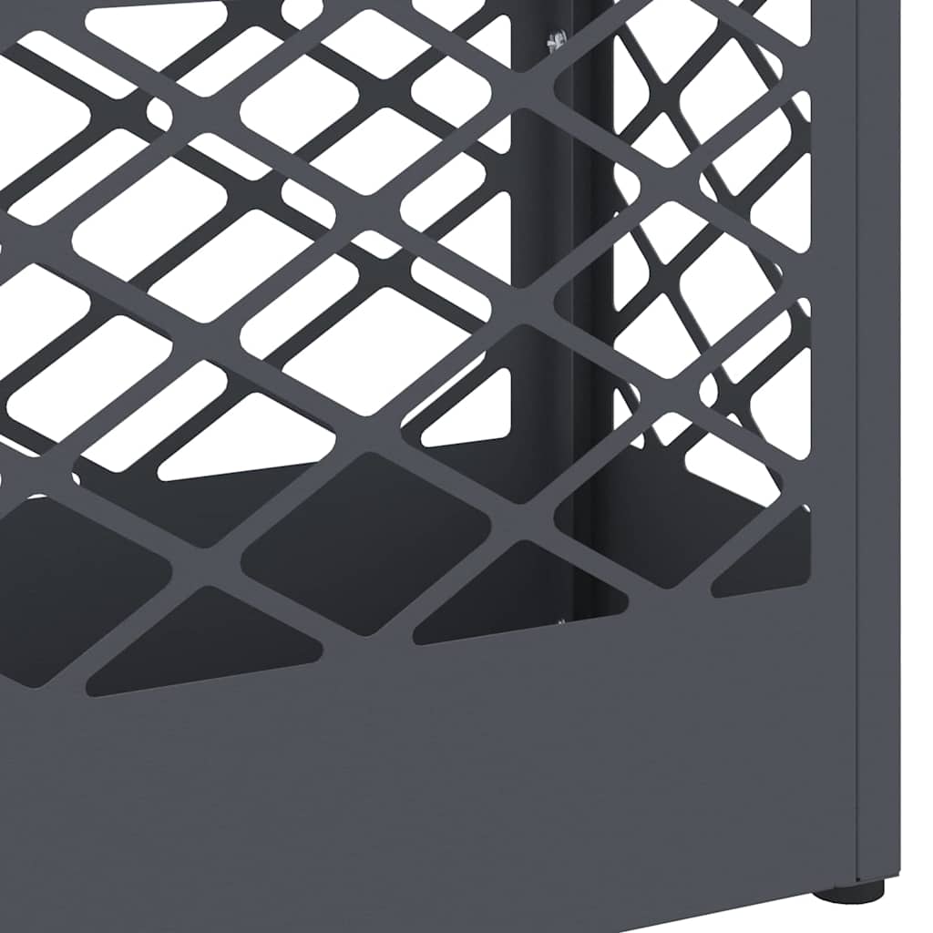 Stand per Ombrelli da Pioggia Antracite 28 x 12 x 41 cm Acciaio