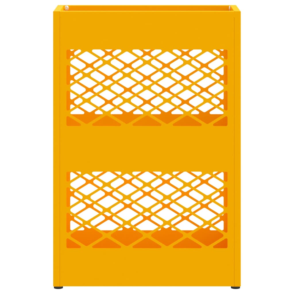 Stand per Ombrelli da Pioggia Giallo Senape 28 x 12 x 41 cm