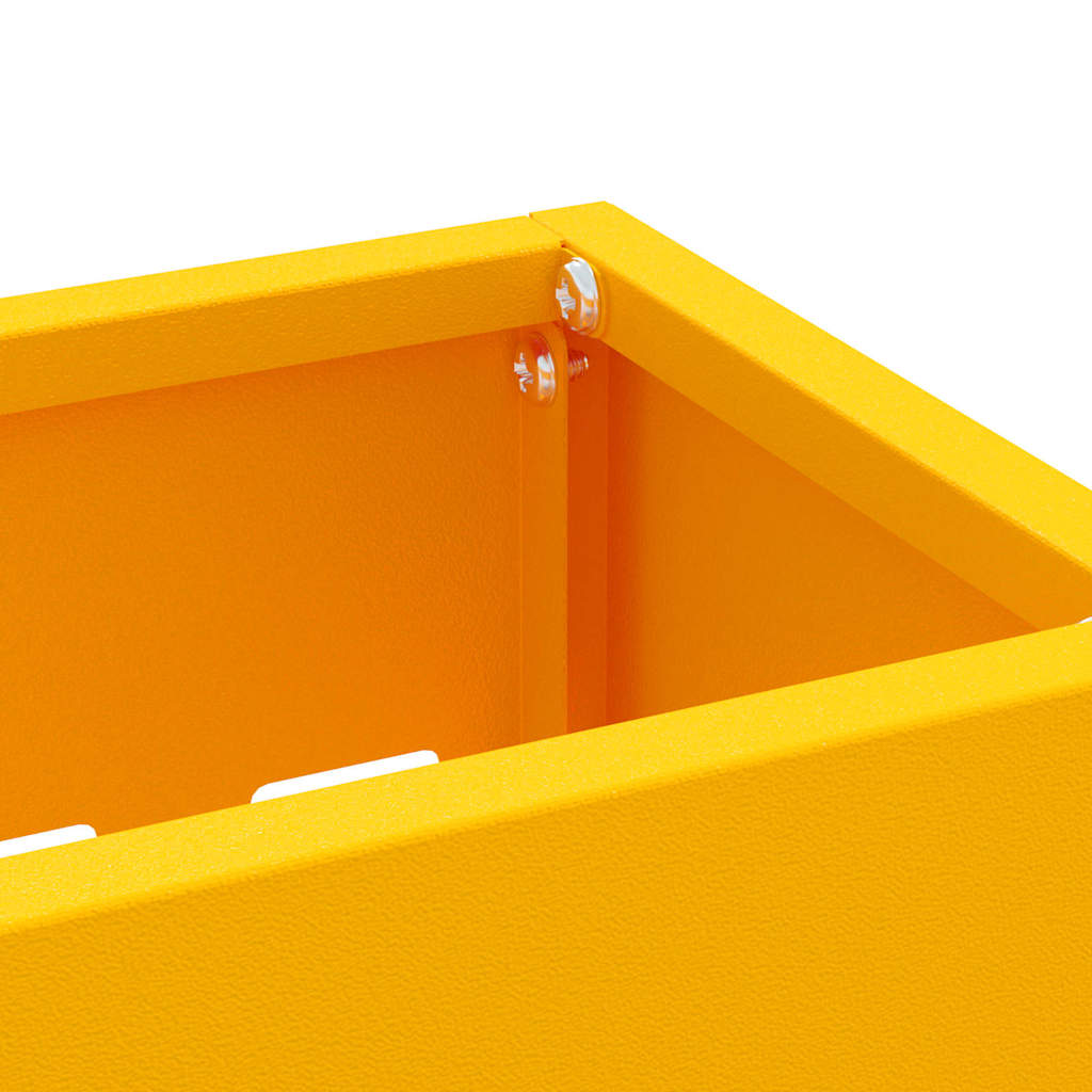 Stand per Ombrelli da Pioggia Giallo Senape 28 x 12 x 41 cm