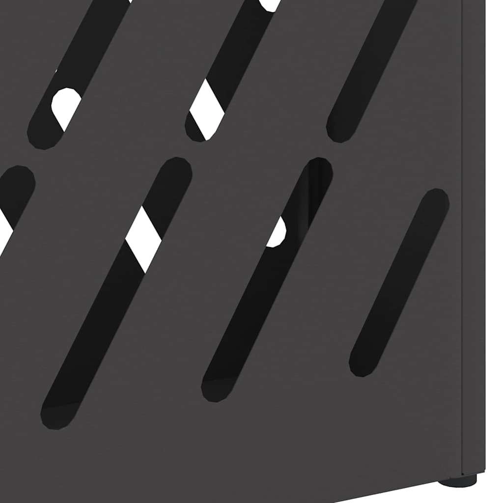 Stand per Ombrelli da Pioggia Nero 28 x 12 x 41 cm Acciaio