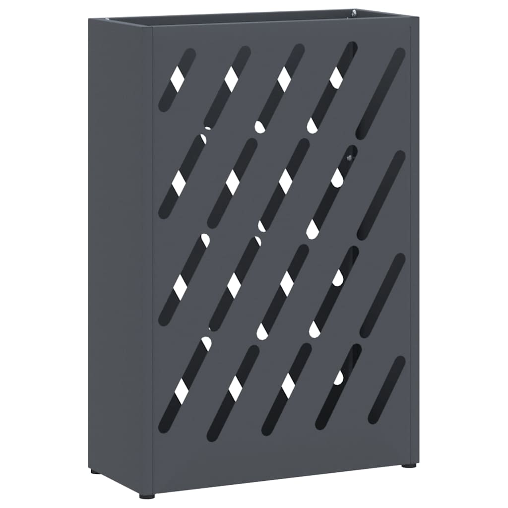 Stand per Ombrelli da Pioggia Antracite 28 x 12 x 41 cm Acciaio
