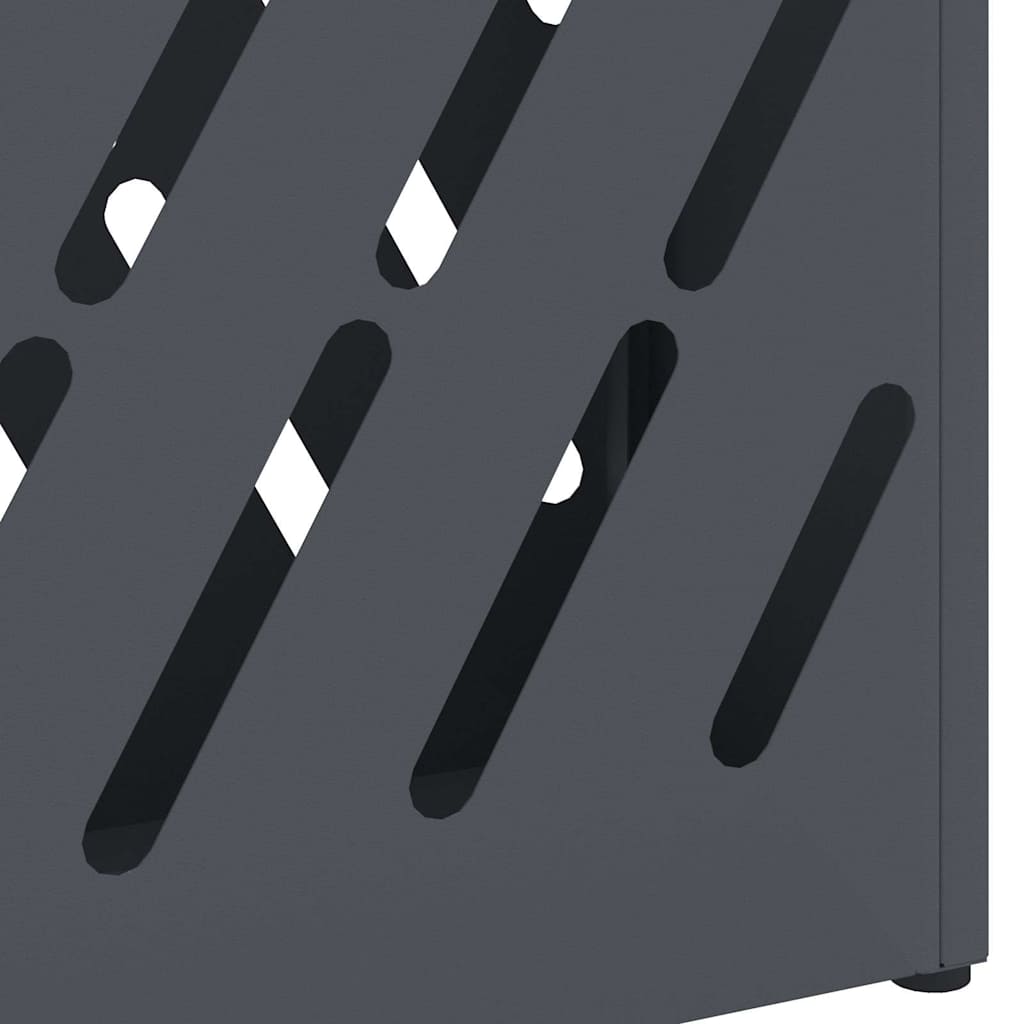 Stand per Ombrelli da Pioggia Antracite 28 x 12 x 41 cm Acciaio